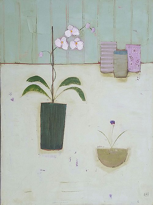 Eithne  Roberts - White Orchid Table